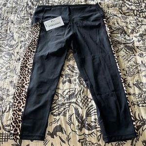 Zyia Active Leopard Capri Leggings 14-16